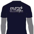 Tee-shirt bleu col rond