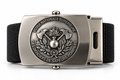 Boucle de ceinture argentée Ensosp