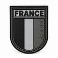 Écusson France noir et blanc Dimatex