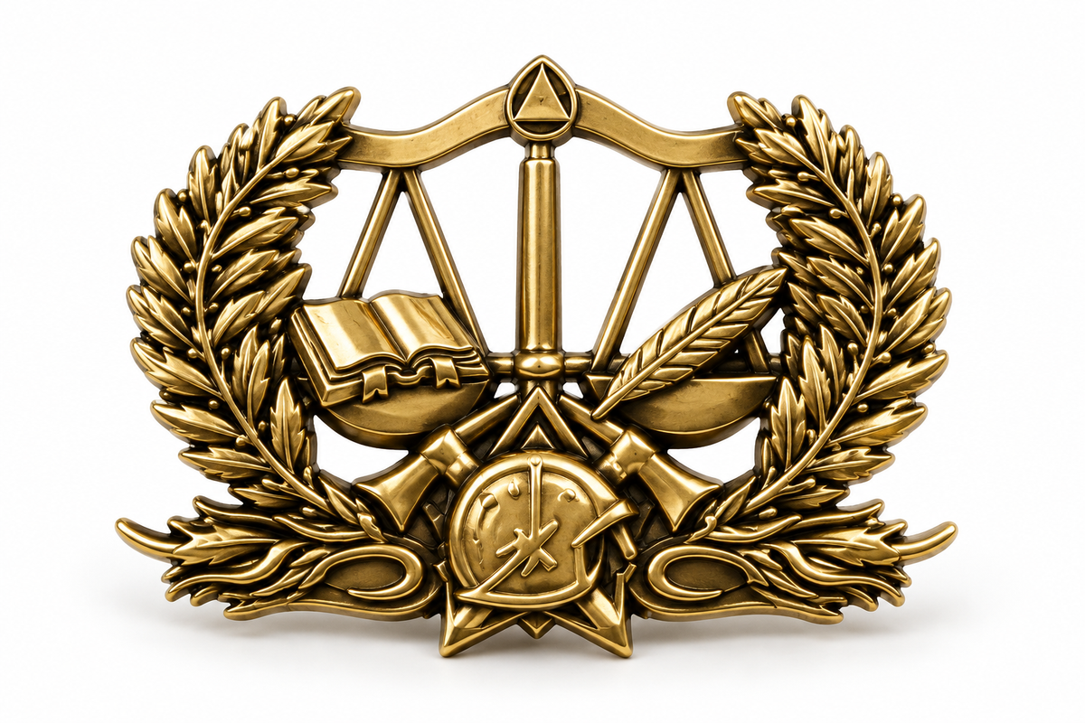Insigne préventionniste PRV3 or