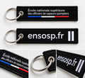 Porte-clés flamme noir Ensosp