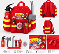 Sac à dos pompier enfant avec accessoires