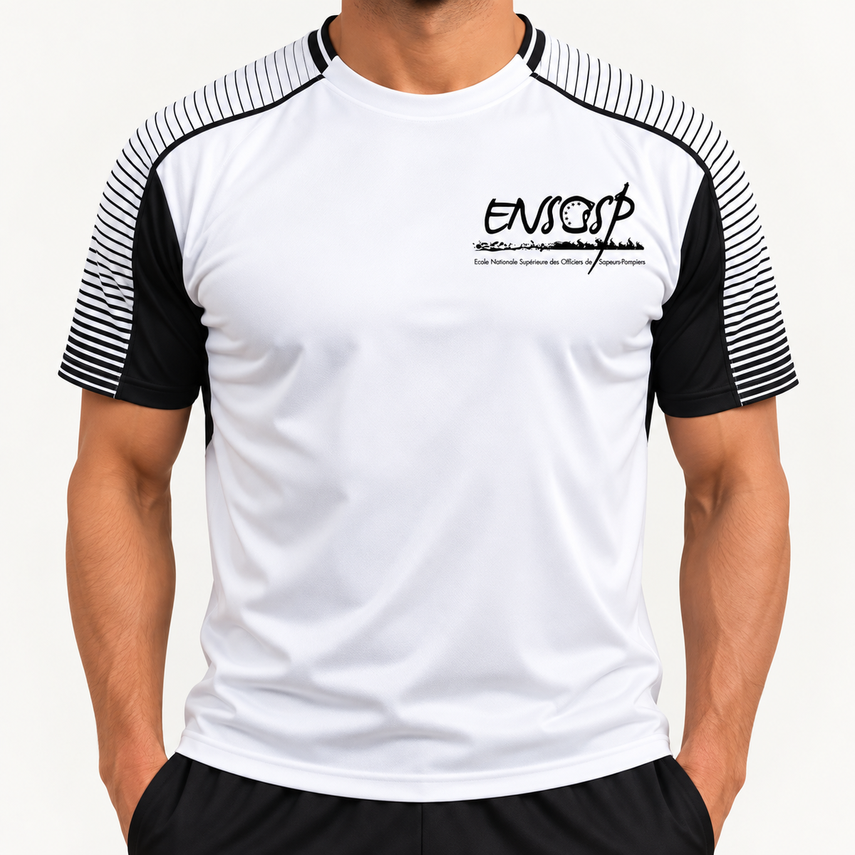 Tee-shirt sport blanc Ensosp
