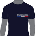 Tee-shirt bleu col V